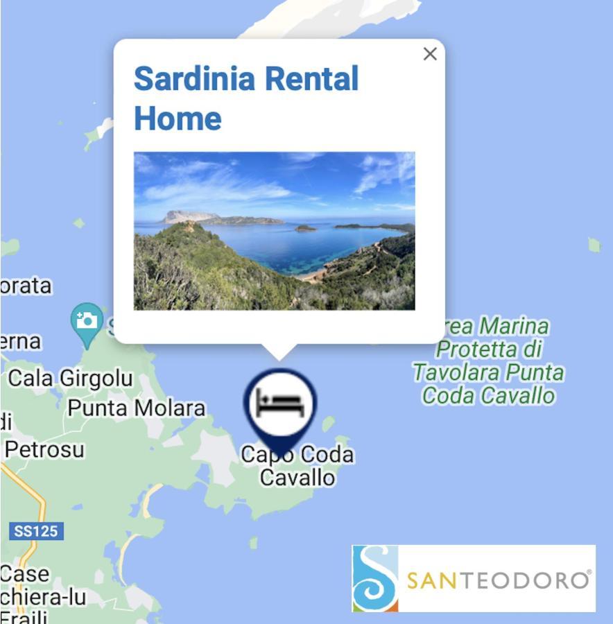 卡珀科达卡瓦洛San Teodoro Punta Est Fantastico Trilocale Vista Mare公寓 外观 照片